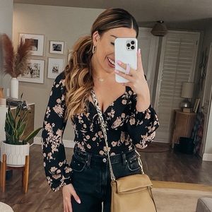 Abercrombie Floral Blouse